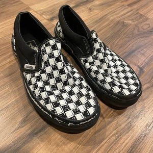 Vans Classic Slip‑On 'Sketch Checkerboard'